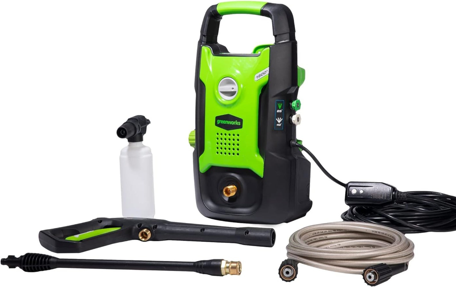 Greenworks 1600 PSI (1.2 GPM)Electric Pressure Washer(Ultra Compact / Lightweig image 1