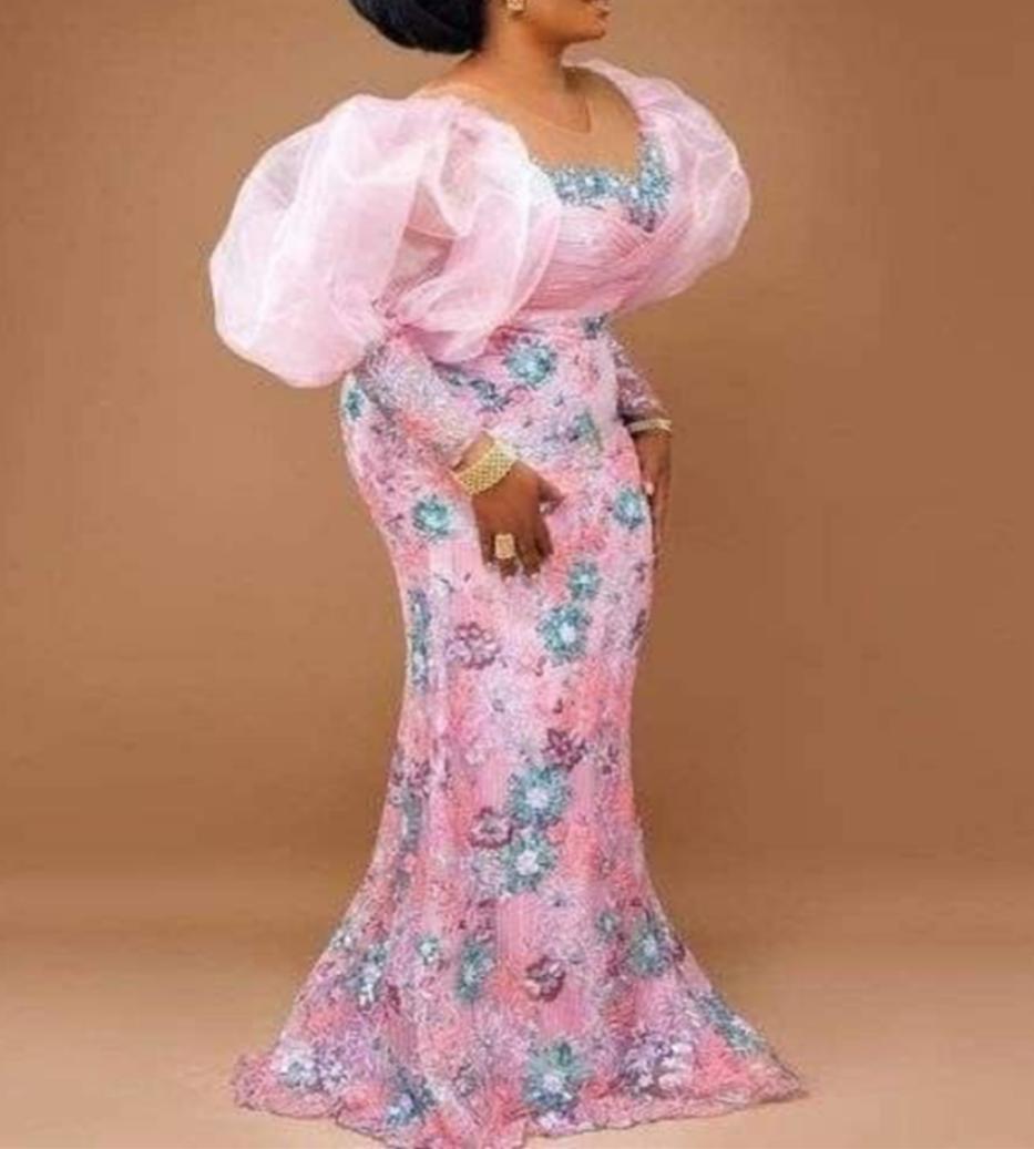 Luxury African Dress for Women Elegant Lady Wedding Evening Dresses  Femme image 2