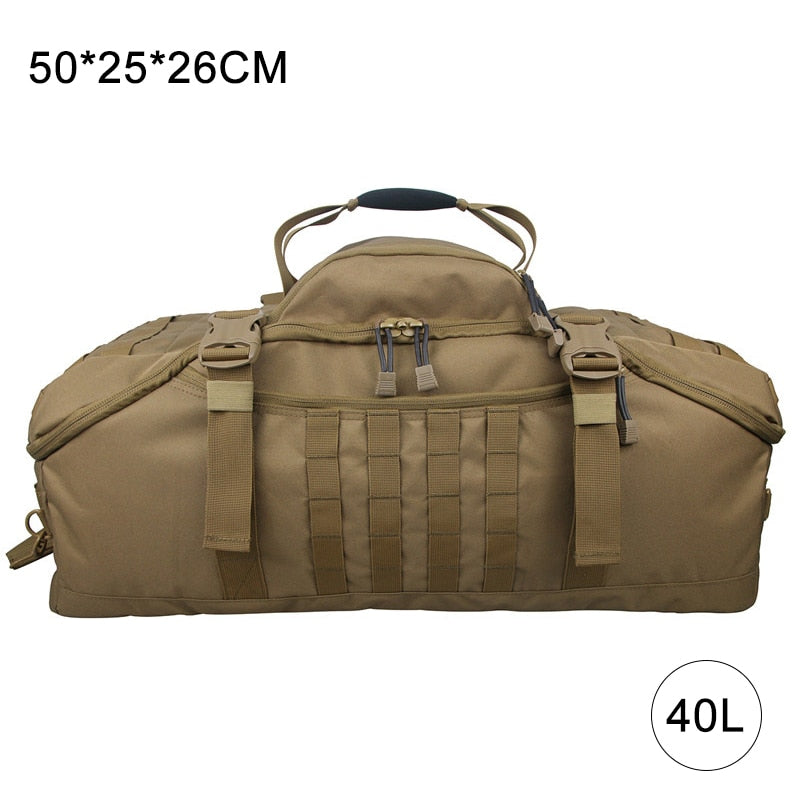 40L 60L 80L Waterproof Travel Bags Large Capacity Luggage Bags Men Duffel Bag T image 2