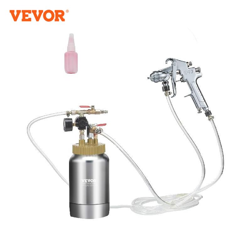 VEVOR 2L/0.5gal Spray Paint Pressure Pot Tank Lightweight Air Paint Pressure Po image 0
