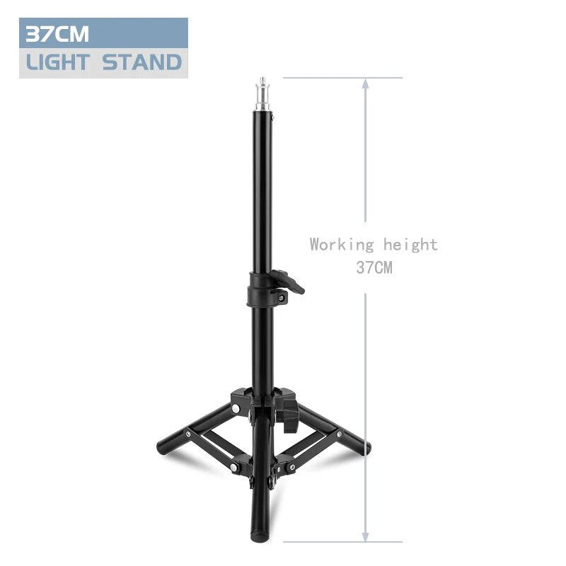 37/68/100/150/200CM Selfie Light Tripod 1/4 Screw Head Photography Portable Sta image 9