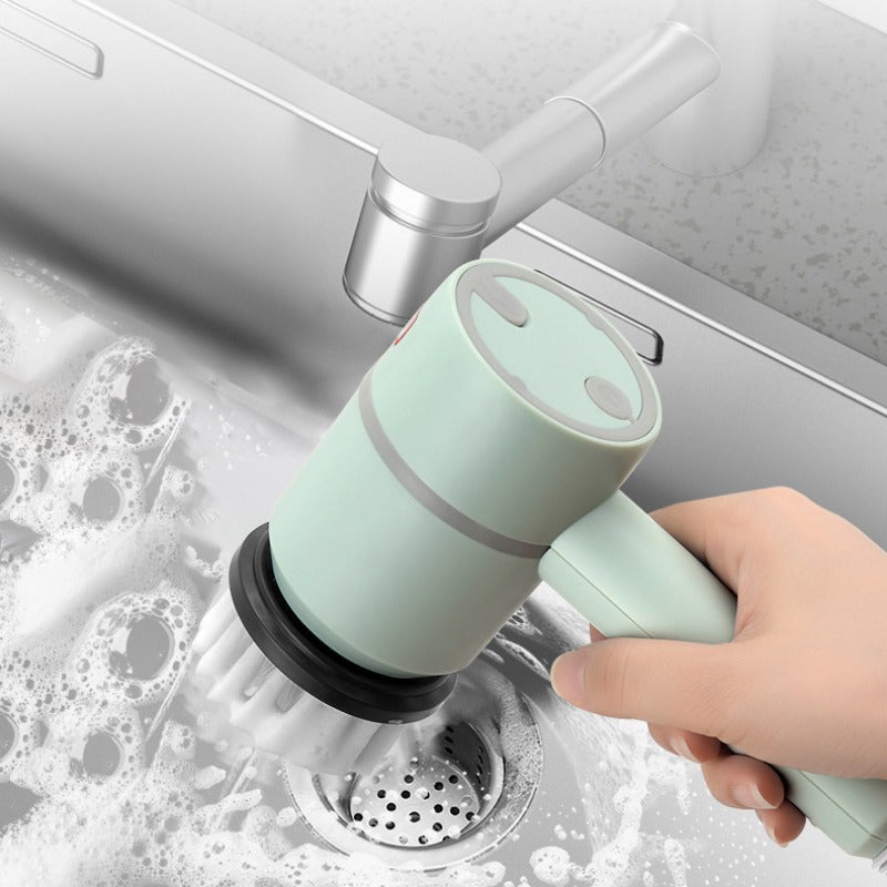 Dishwashing Brush Electric Cleaning Brush Automatic Wireless USB Rechargeable P image 0