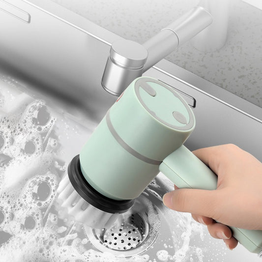 Dishwashing Brush Electric Cleaning Brush Automatic Wireless USB Rechargeable P image 0