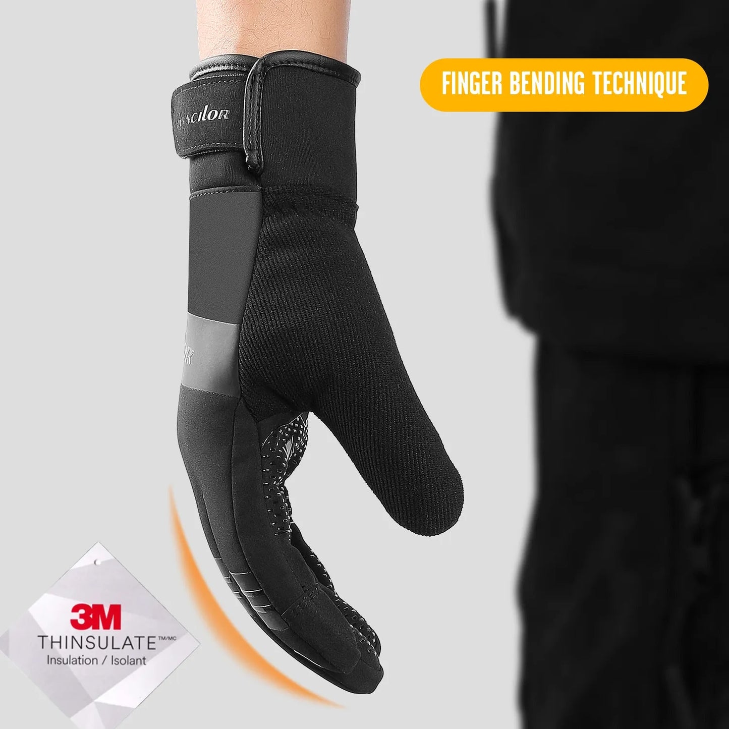 Winter Men Women Gloves Touch Cold Waterproof Male Outdoor Sports Warm Motorcyc image 0