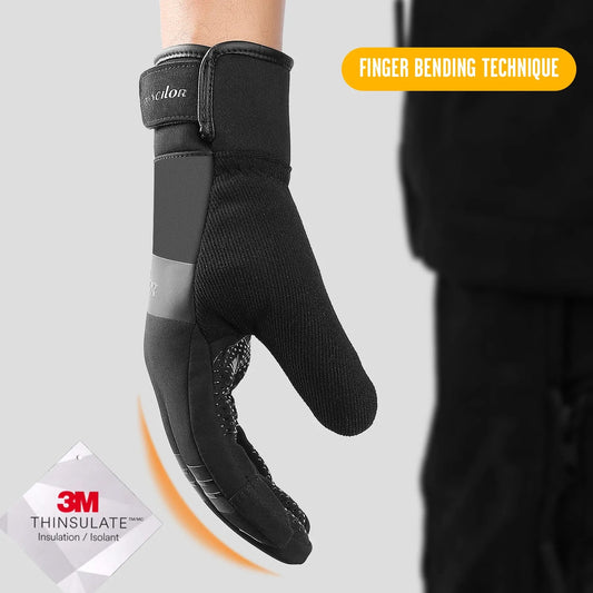 Winter Men Women Gloves Touch Cold Waterproof Male Outdoor Sports Warm Motorcyc image 0