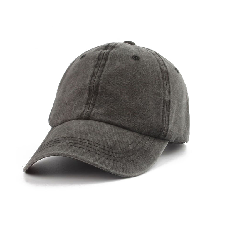 2023 New Vintage Washed Cotton Baseball Cap Parent Kids Sun Hats For Boy Girl S image 2
