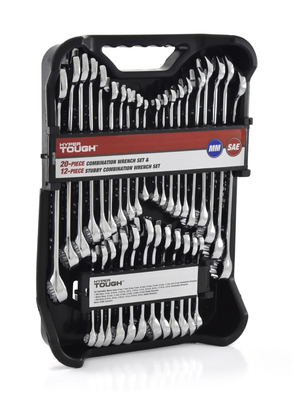 2024 NEW 32-Piece Combination Wrench Set, Metric & SAE includes 20 standard and image 0