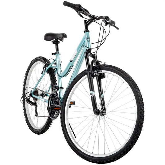 26” 2023 New Huffy Rock Creek Women's Bicycle 18-Speed Mountain Bike, Mint Man image 0
