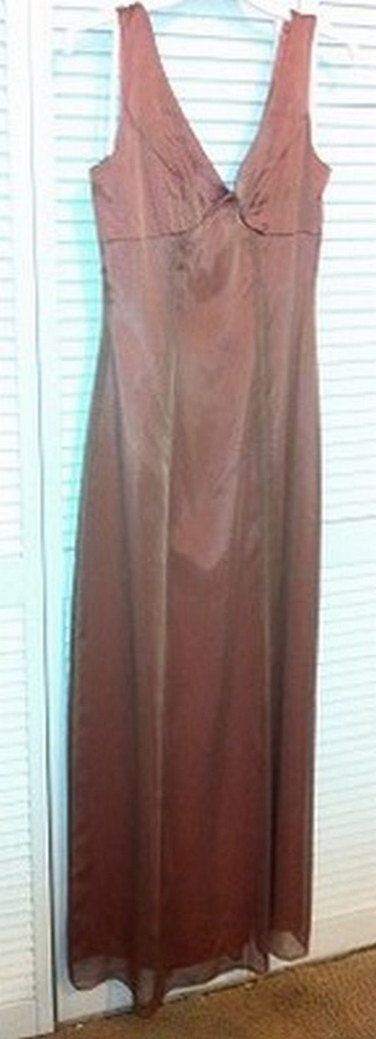 Watters & Watters Women Dress Chiffon Mauve over Soft Size 2 image 0