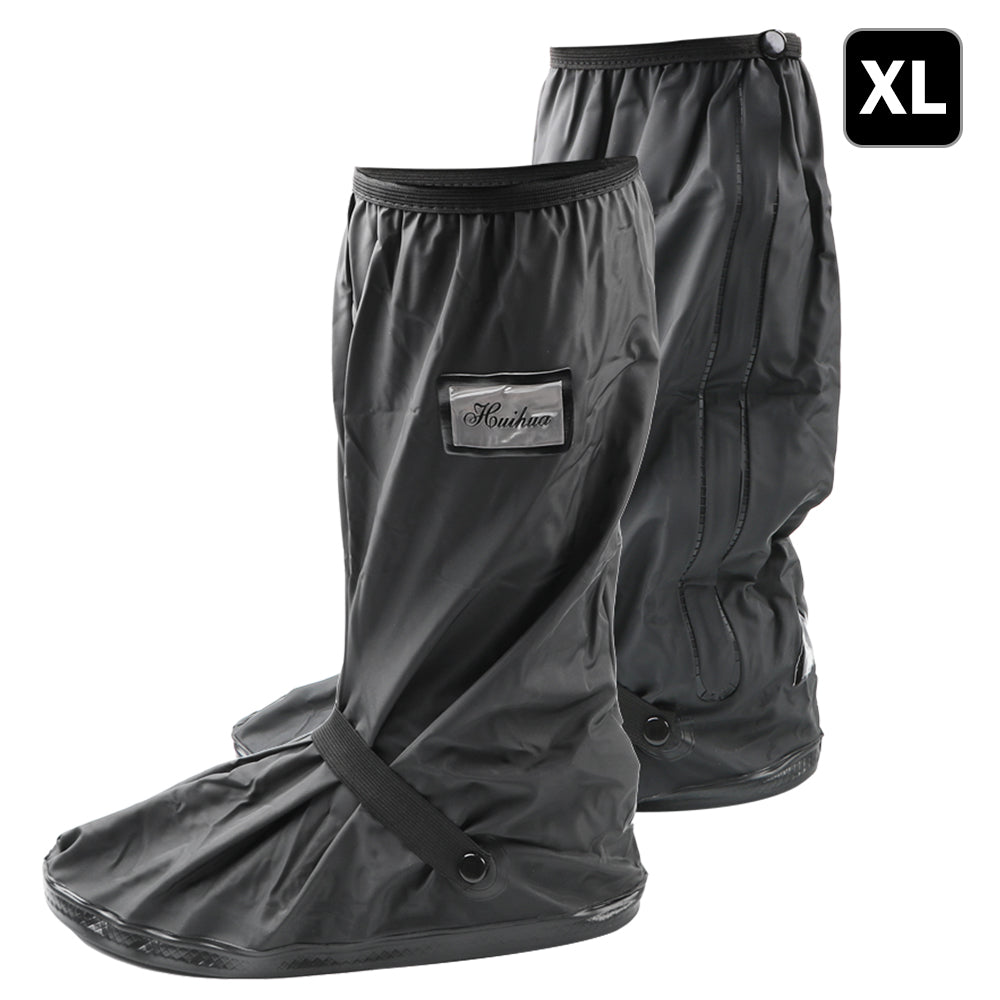 Reusable Motorcycle Scooter Dirt Bike Rain Shoes Cover Non-Slip Boot Covers Uni image 1