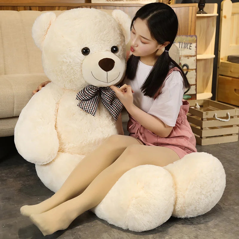 Giant Size American Teddy Bear Plush Toy Big Stuffed Animals Dolls Birthday Val image 6