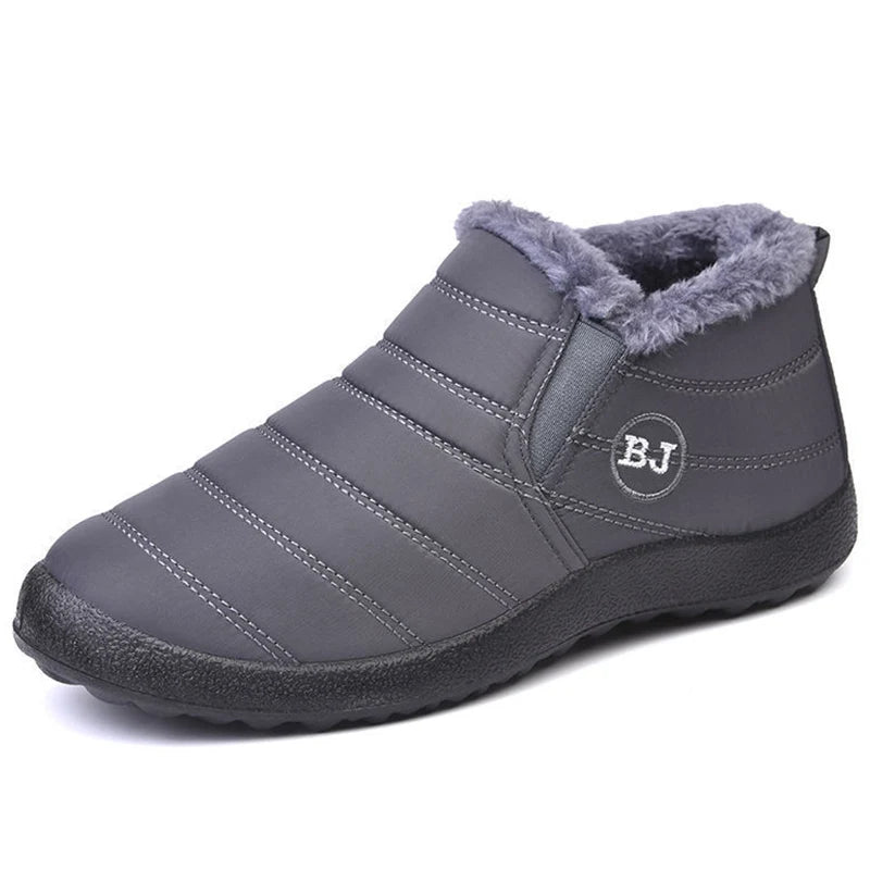 Botas de invierno impermeables para mujer 2023, nuevas botas de nieve de felpa, botines para mujer