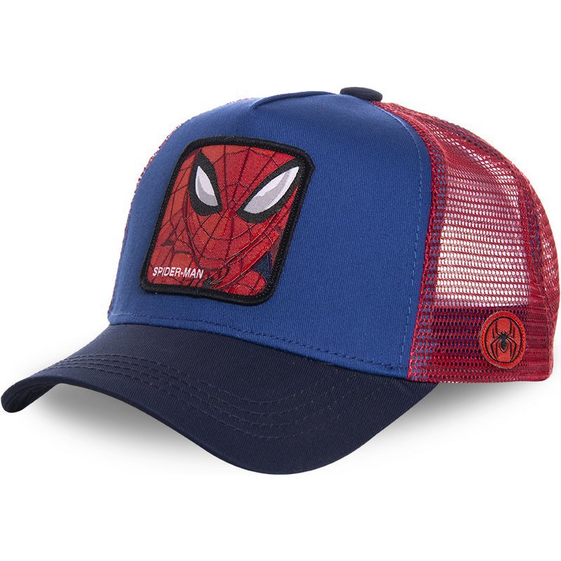 Gorra de béisbol de algodón con cierre trasero de dibujos animados de Marvel de todos los estilos para hombre