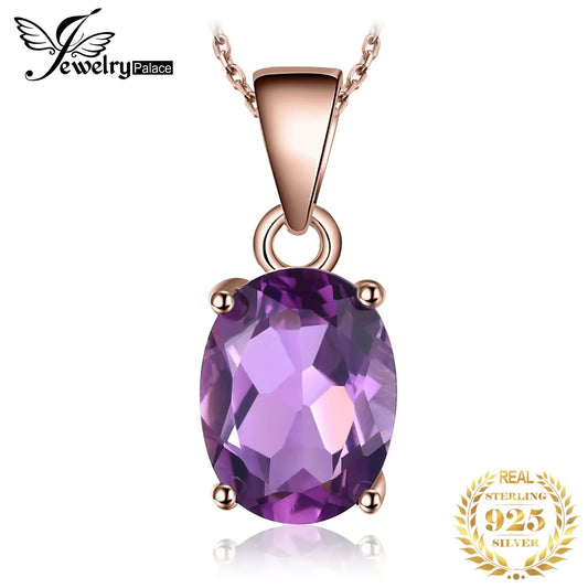 JewelryPalace Rose Gold Yellow Gold Plated Natural Amethyst Citrine Garnet Topa image 0
