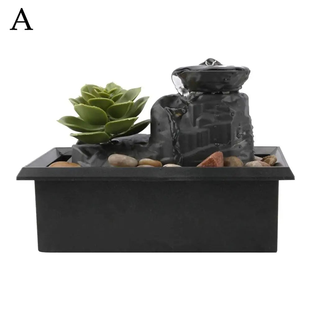 Tabletop Waterfall Decor Water Fountain Desktop Ornaments Flowing Tabletop Land image 3
