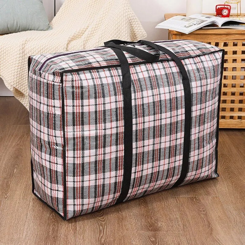 Multifunctional Woven Bag Thickened Luggage Packing Bag Super Large Capacity Wa image 2