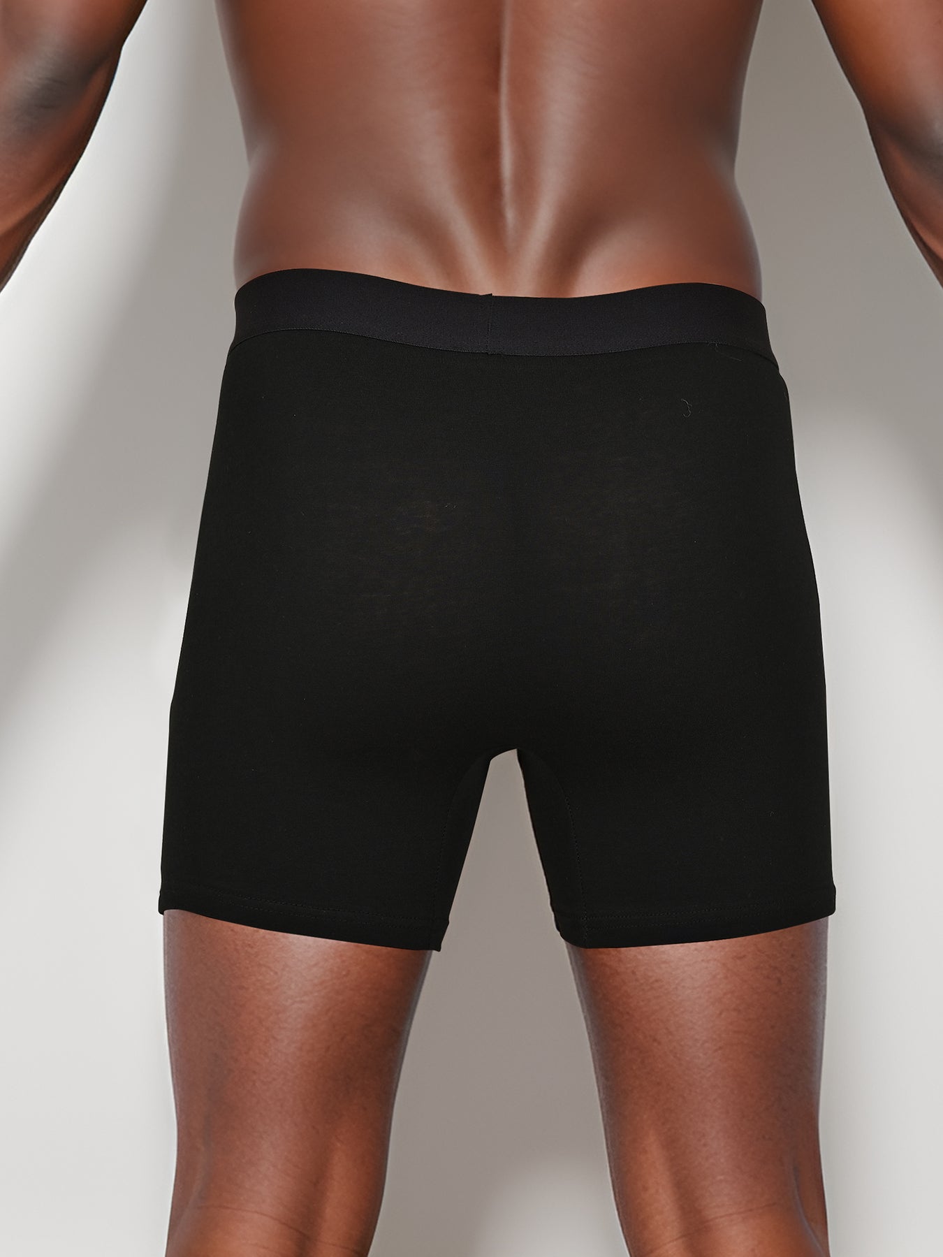 4pcs Pack Mid-Long Boxer Shorts Men Underwear Cotton Male Underpants for Men Se image 7