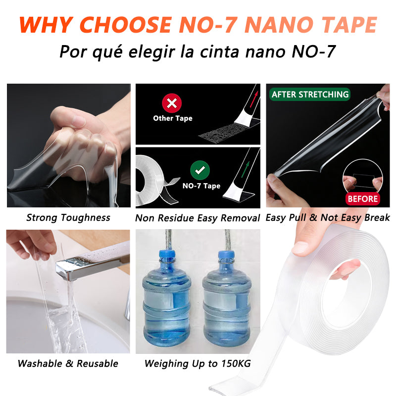 Double Sided Nano Tape Extra Strong Decorative Adhesive Tape Thickened Transpar image 5