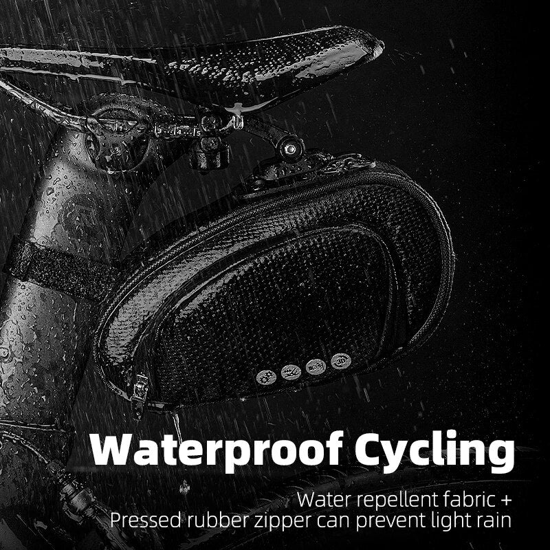 ROCKBROS Rainproof Bicycle Bag Shockproof Bike Saddle Bag For Refletive Rear La image 11