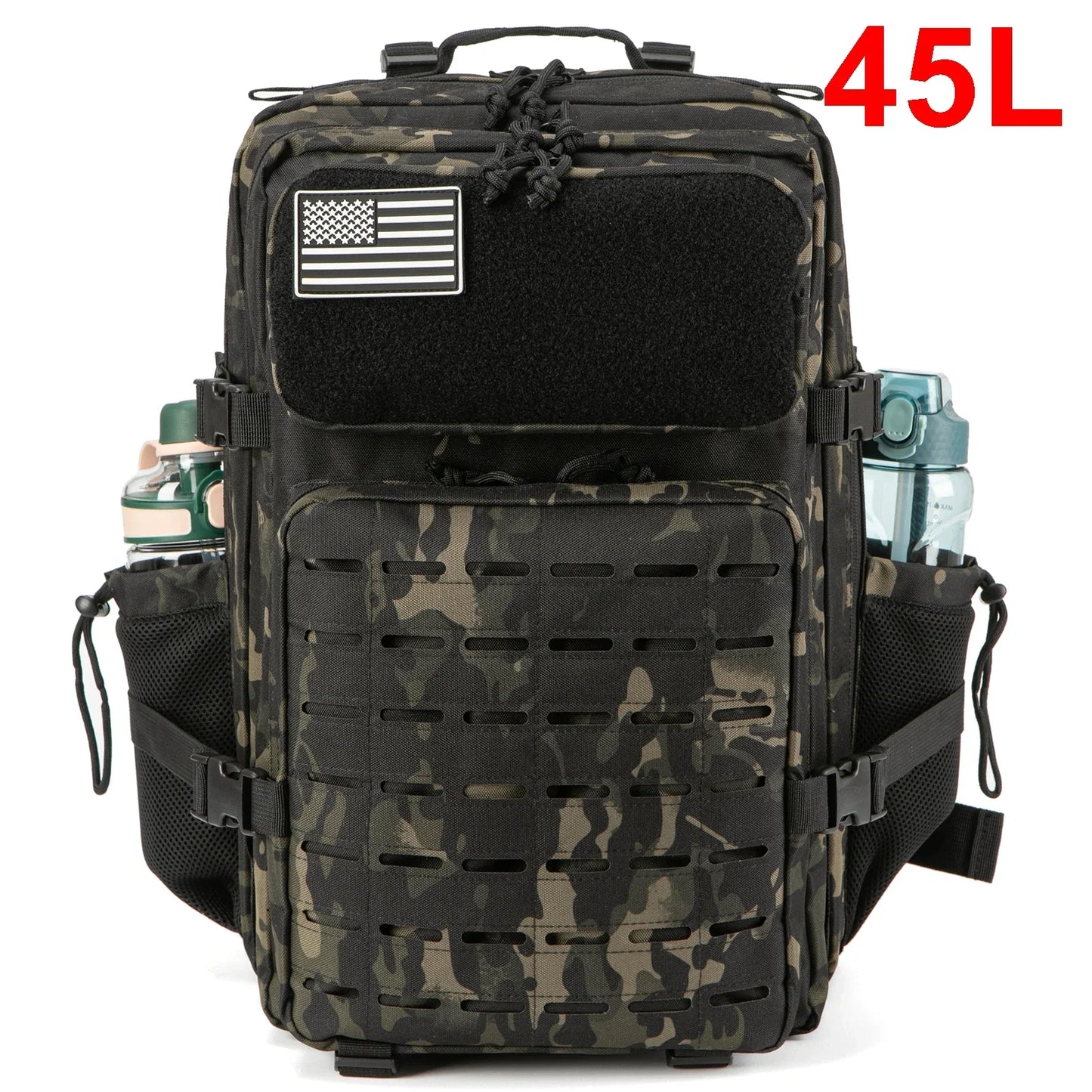 QT&QY 25L/45L Tactical Military Backpack for Men and Women Army Assault Pack Ba image 1