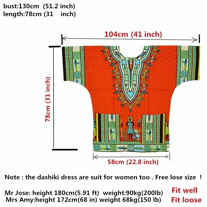 Traditional African Dashiki Shirt Tribal Hippie Style Variety Colors Perfect fo image 2