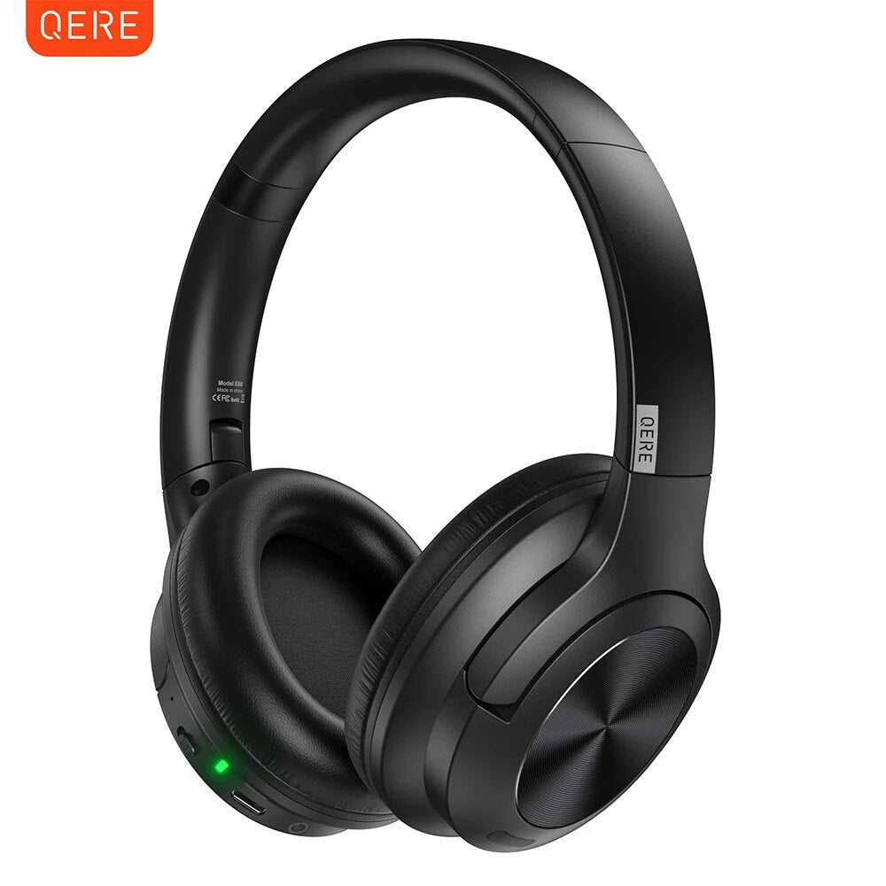 Wireless headphones QERE E80 Earphone bluetooth 5.3 ANC Noise Cancellation Hi-R image 1