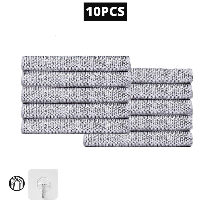 20/1pcs Magic Cleaning Cloth Thickened Double -sided Metal Steel Wire Rags Kitc image 4