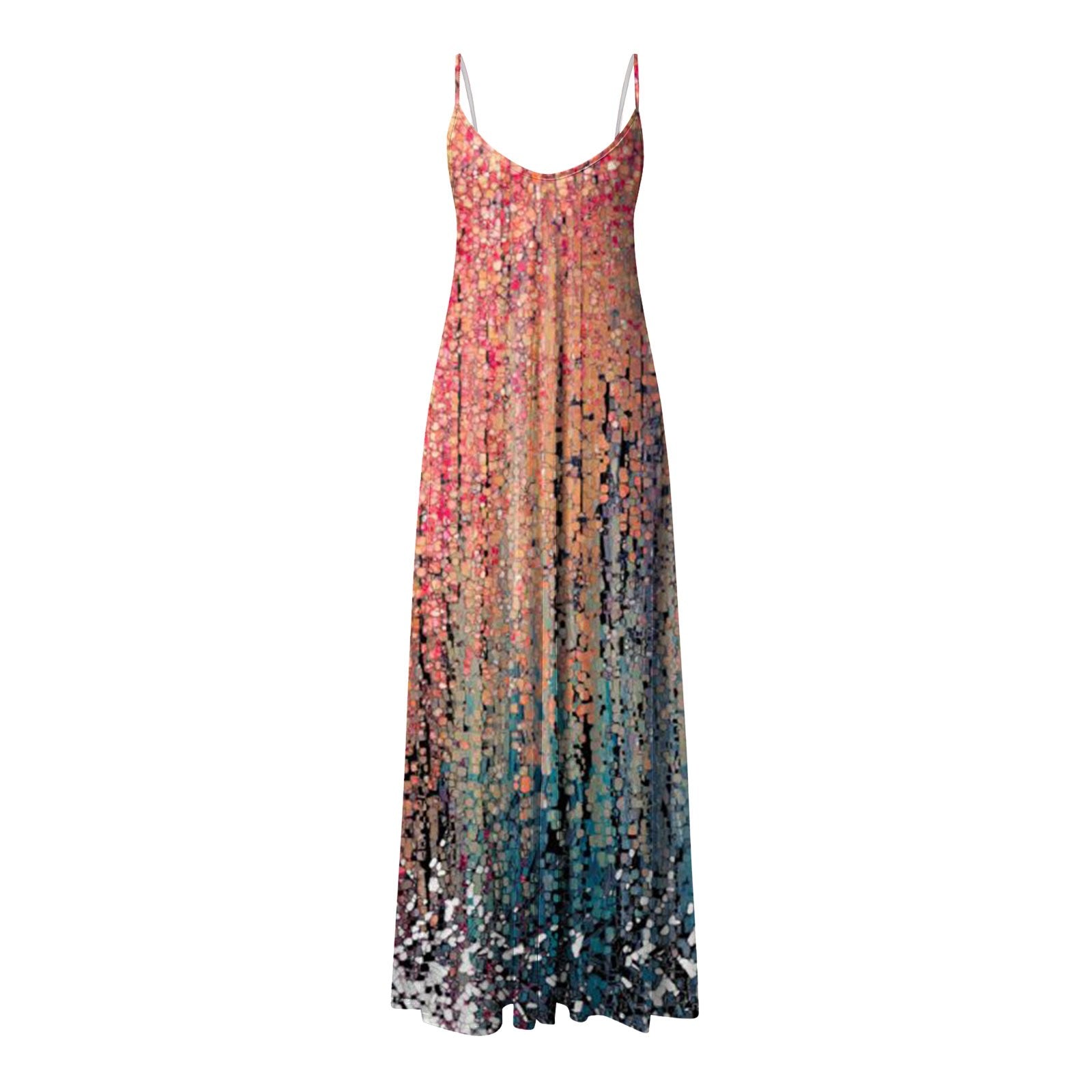 Dresses Wedding Party Bridesmaid Summer Sleeveless Long Dresses Boho Casual Sun image 7
