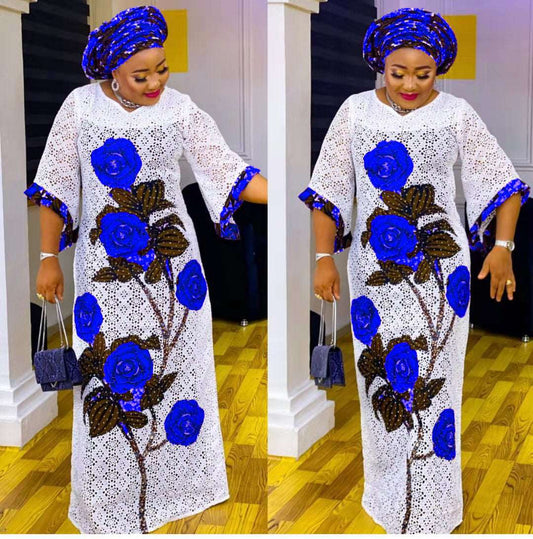Long Maxi Dress African Dresses for Women 2021 Summer African Clothes Dashiki S image 0
