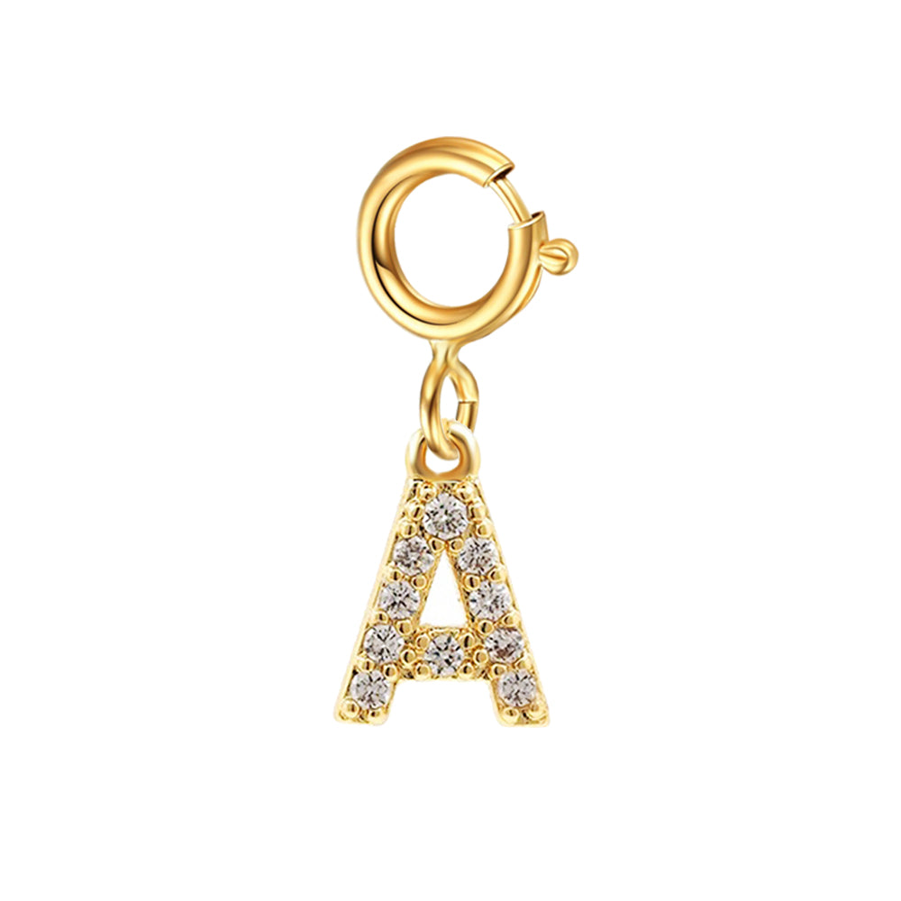 Custom Personalized diy Initial Letter Name Necklace for Women Gold color Penda image 8