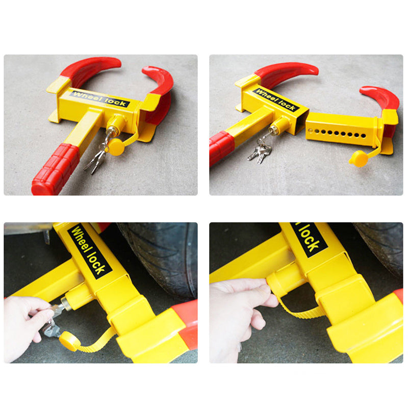 Heavy Duty Car Wheel Lock Clamp Boot Tire Claw Trailer Auto Truck RV Motorcycle image 4