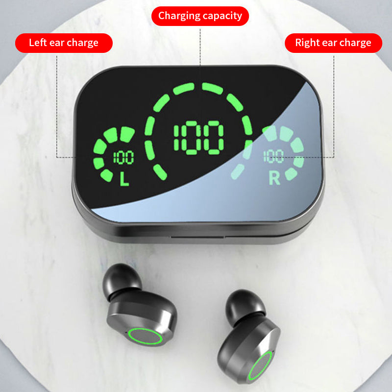 2024 New Three-screen Intelligent Digital Display Power Wireless Earphones High image 2