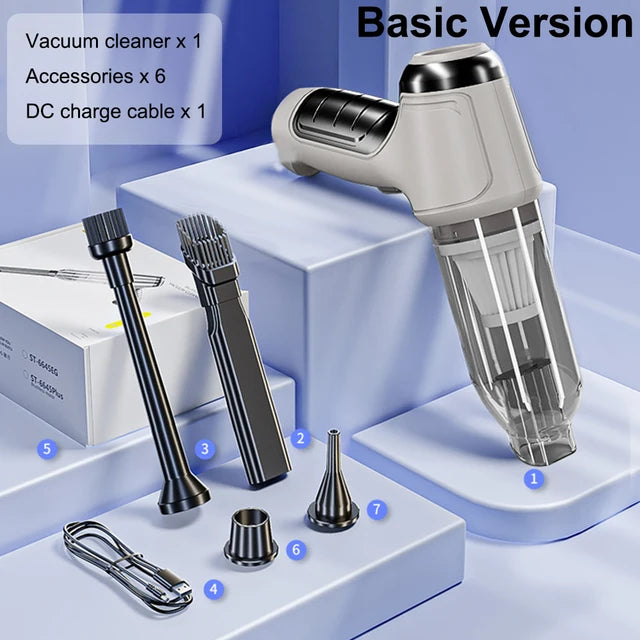 Car Vacuum Cleaner Wireless Mini Vacuum Cleaner  Car Handheld Auto Cleaning Mac image 1