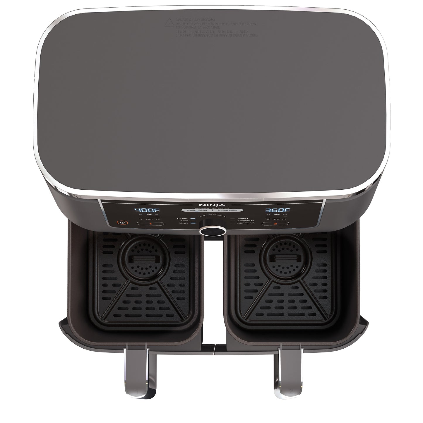 Ninja Foodi 6-in-1 10-qt. XL 2-Basket Air Fryer with DualZone Technology image 4
