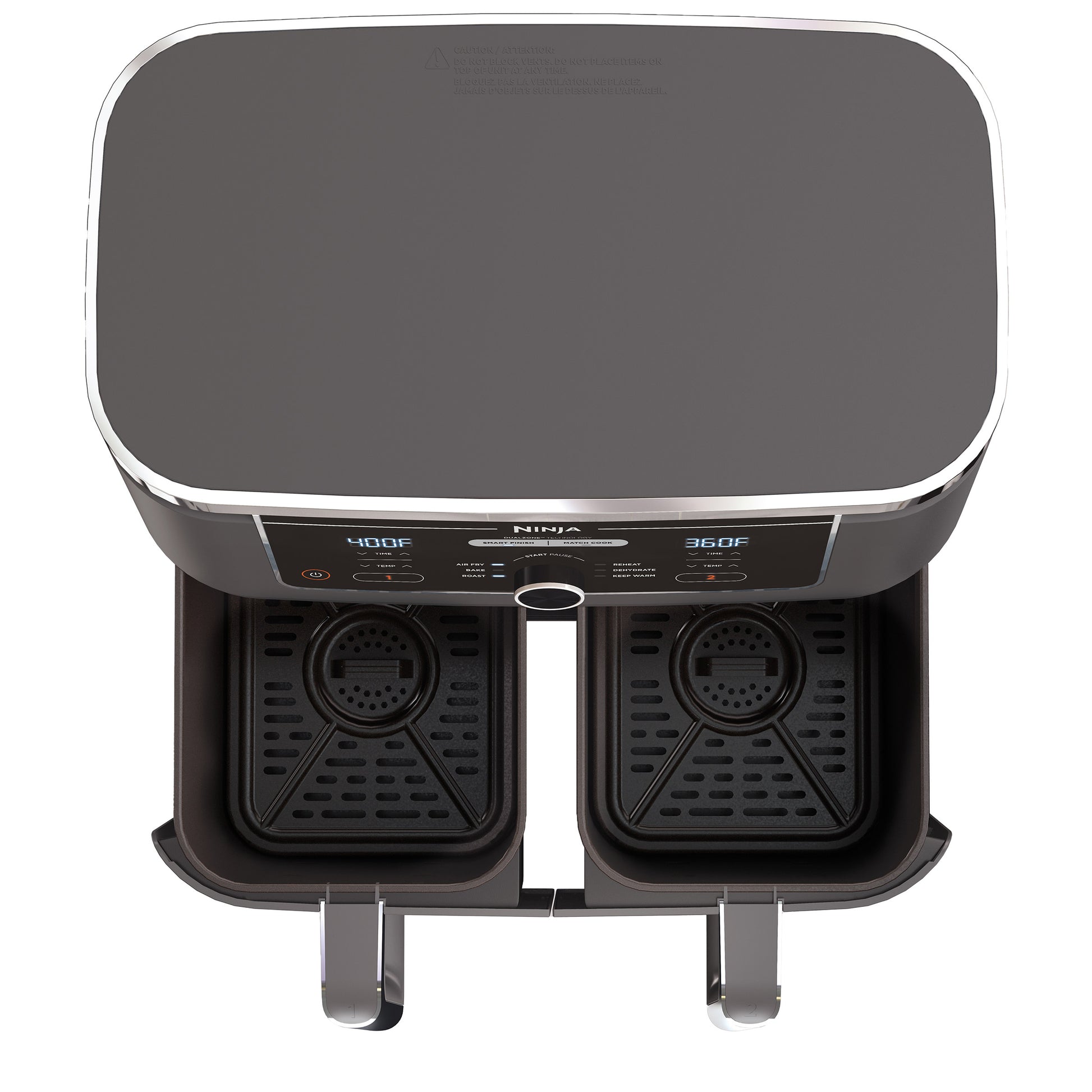 Ninja Foodi 6-in-1 10-qt. XL 2-Basket Air Fryer with DualZone Technology image 4