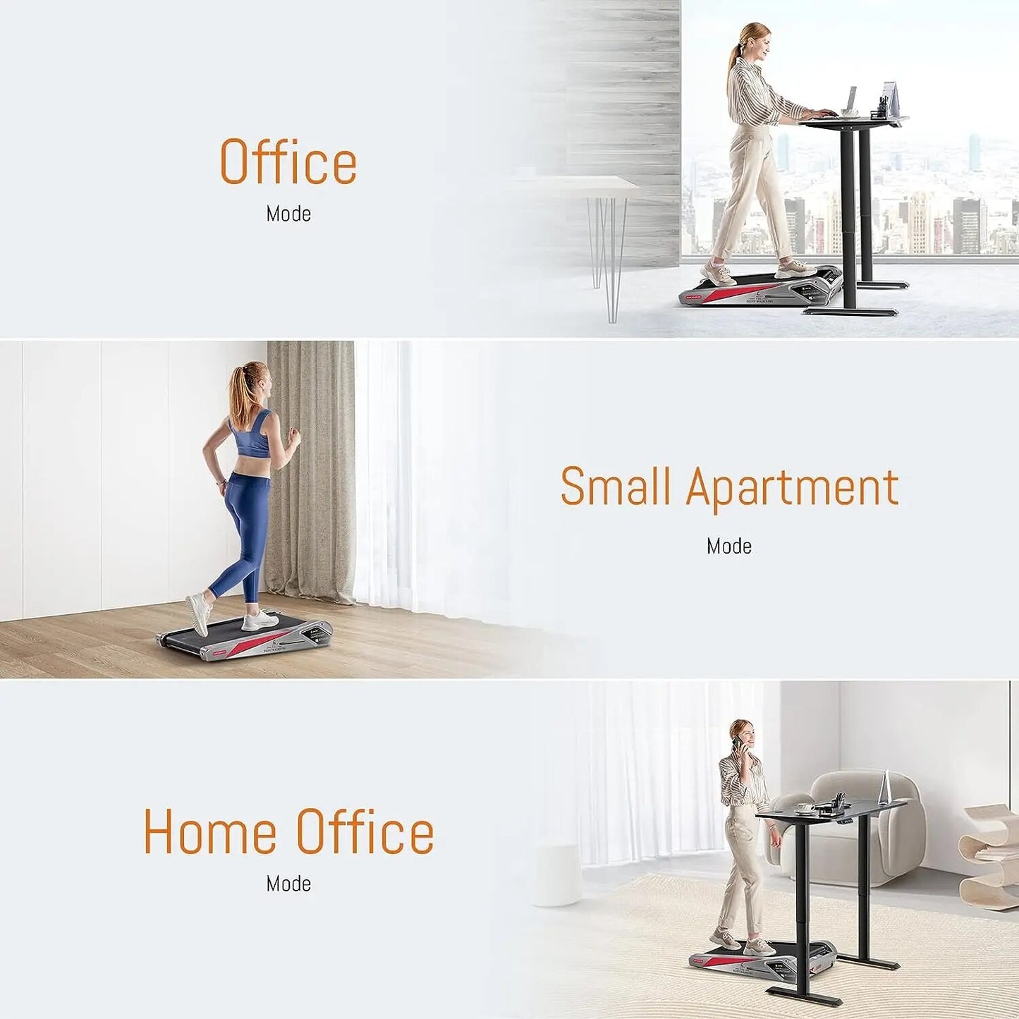Walker Pro Under Desk Treadmill Walking Pad Small Compact Walking Treadmill wit image 1