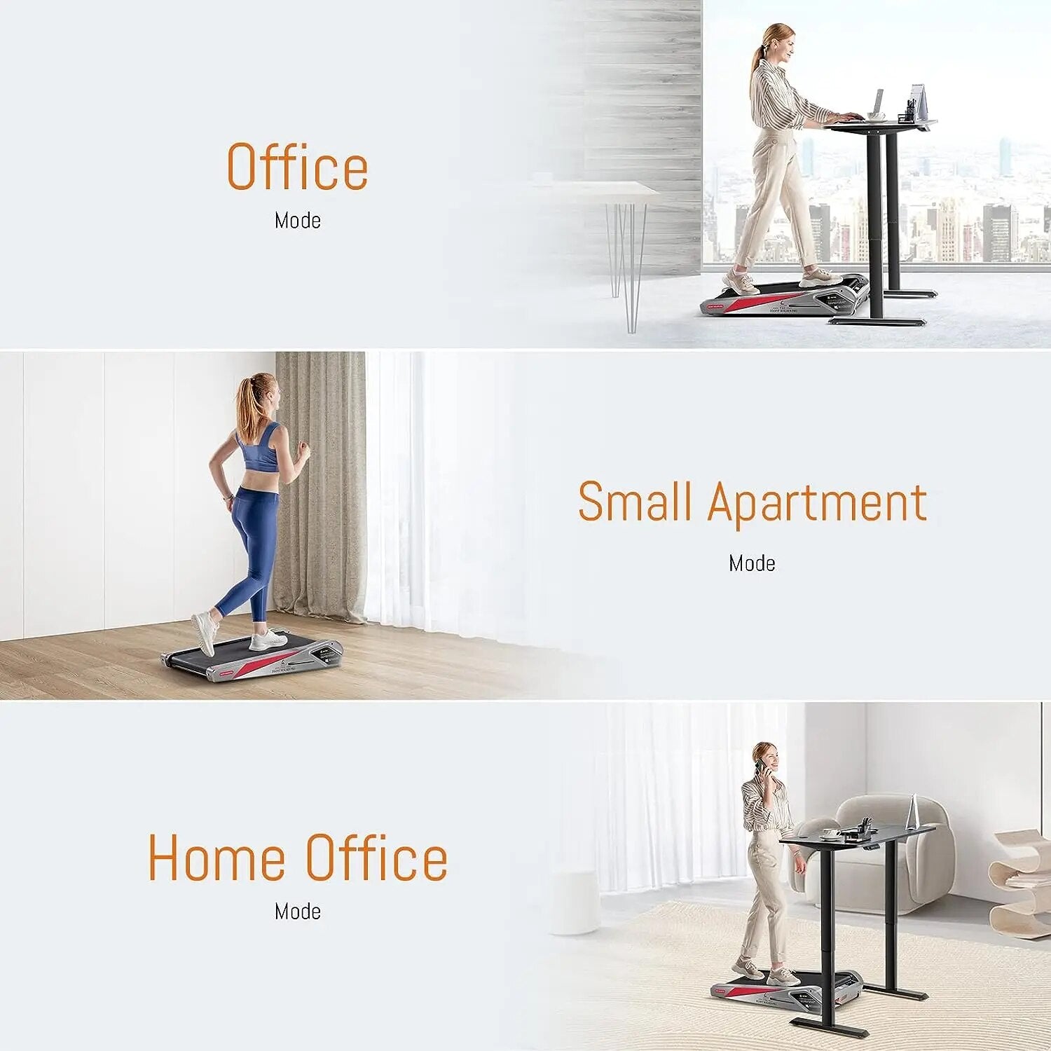 Walker Pro Under Desk Treadmill Walking Pad Small Compact Walking Treadmill wit image 1