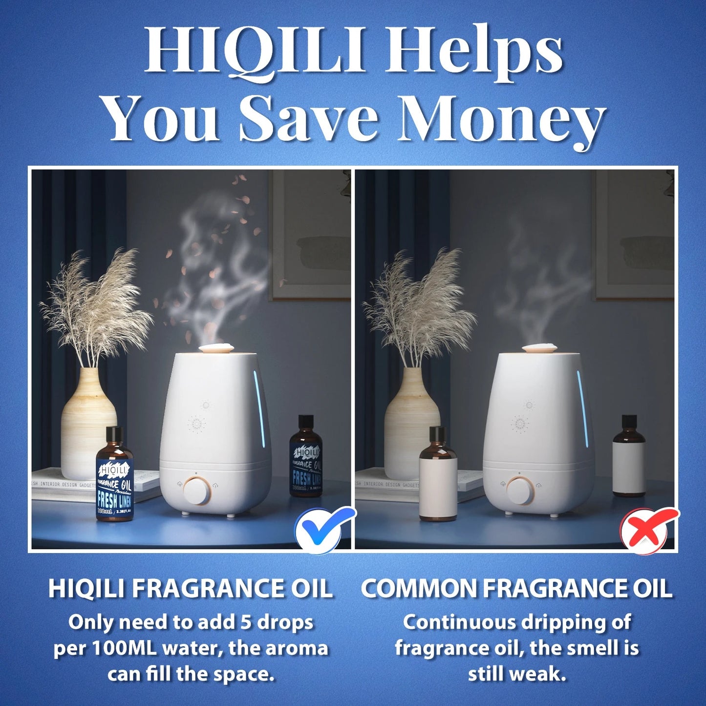Fresh Linen Fragrance Oils,HIQILI 100ML 100% Pure Perfume Oil For Aroma Diffuse image 11