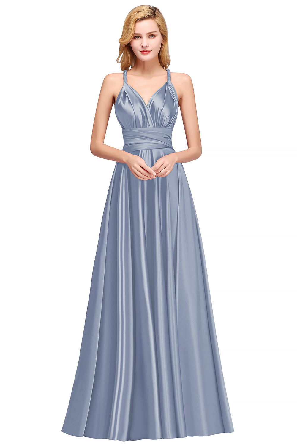 2 Colors Infinity Dress Convertible Bridesmaid Dresses For Women Multiway Forma image 3