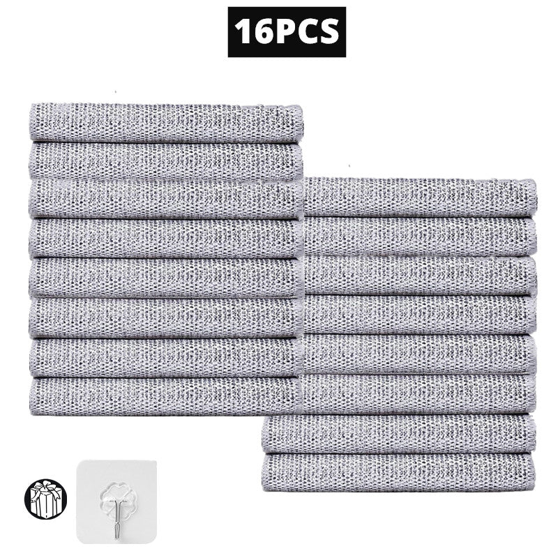20/1pcs Magic Cleaning Cloth Thickened Double -sided Metal Steel Wire Rags Kitc image 8