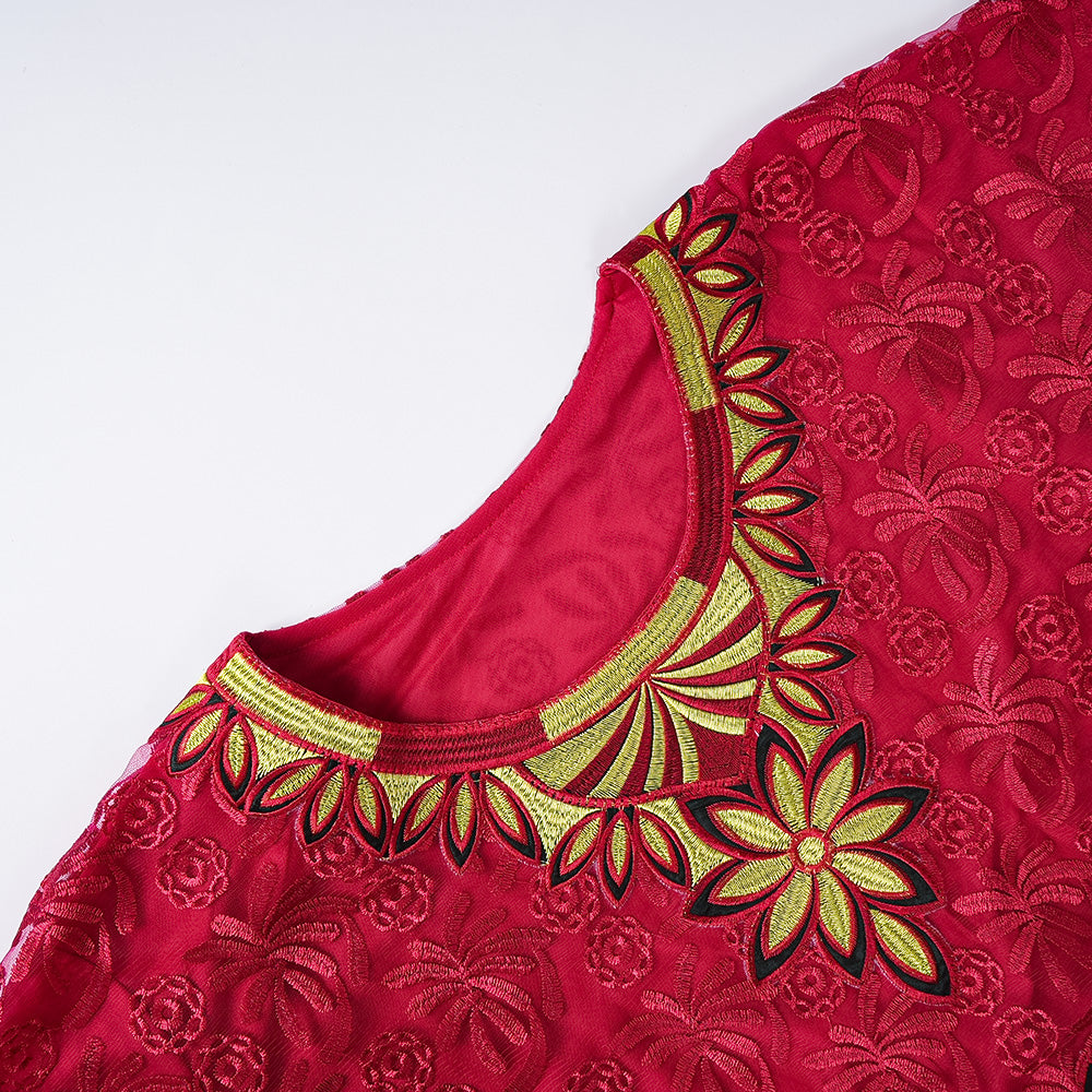 Plus Size African Clothes for Women 2024 New Dashiki Ankara Embroidery Bazin Ri image 4