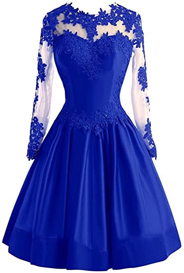 ANGELSBRIDEP Long Sleeves Homecoming Dress Vestidos De Festa Juniors Fashion Ap image 1
