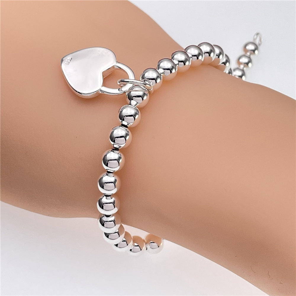 Noble 925 Sterling Silver Square Solid Chain Bracelet For Women Men Charm Party image 3