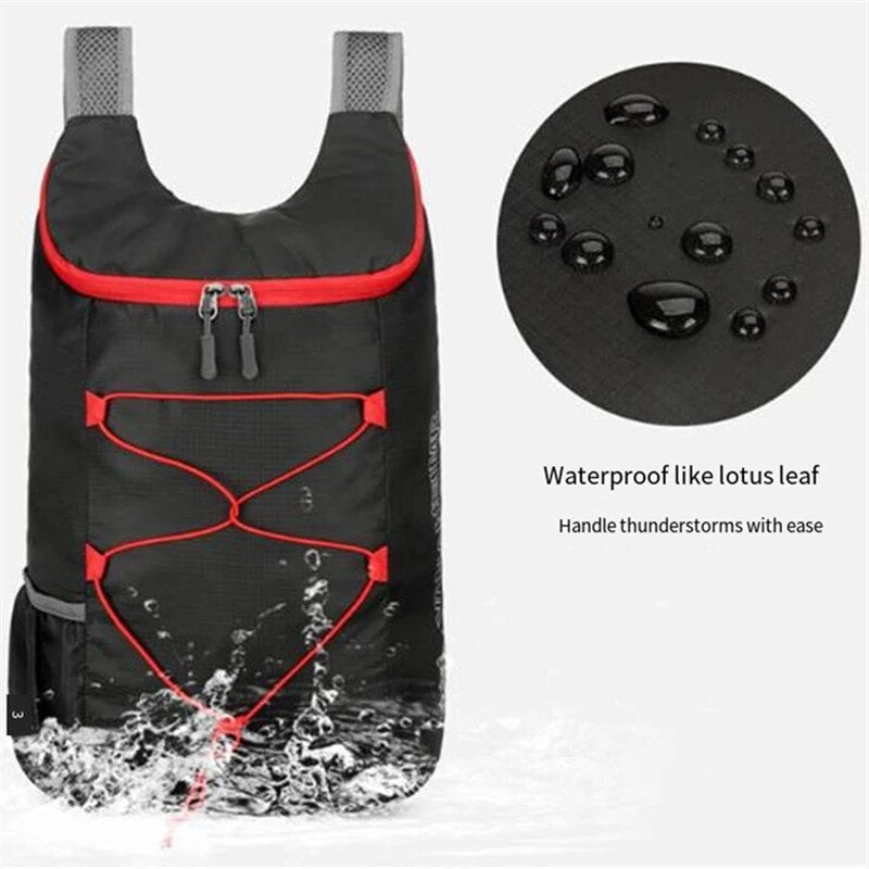 Multifunctional Outdoor Folding Backpack High Density Lightweight Waterproof Ny image 10