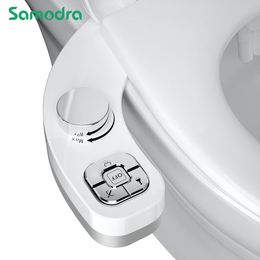 SAMODRA Button Bidet - Non-ElectricSelf  Cleaning Dual Nozzle (Frontal and Rear image 0