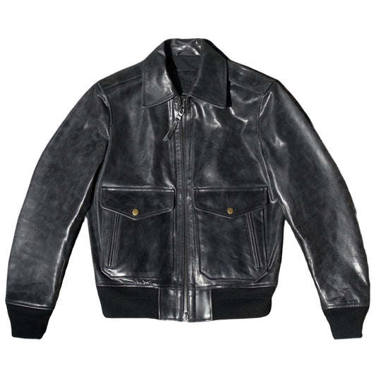 Name Brand G2 Mans Bomber Jacket and Coat Aviator Woman Mans Genuine Cowhide Ja image 0