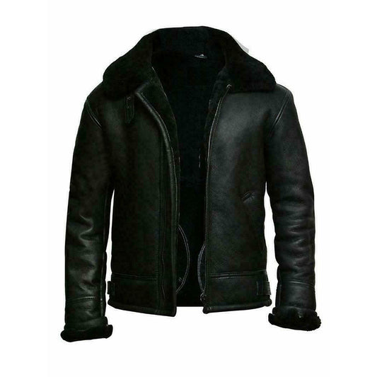 Men Plush Jacket Integrated Fur Comfortable Thickening Warm Long Sleeved Solid  image 0