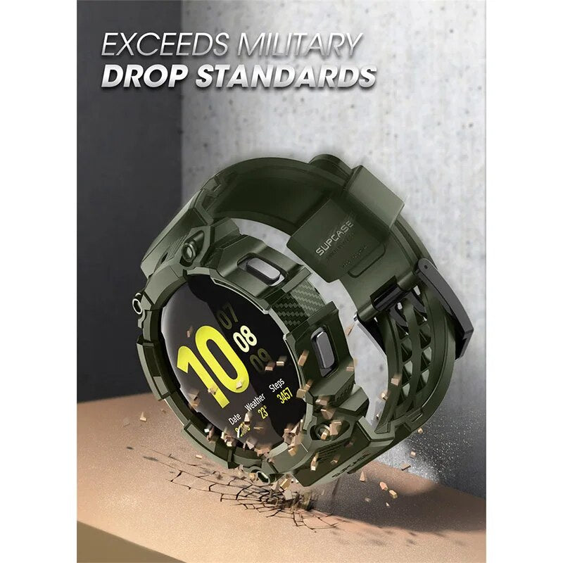 For Samsung Galaxy Watch 4 Case (44mm) SUPCASE UB Pro Rugged Protective Cover w image 8