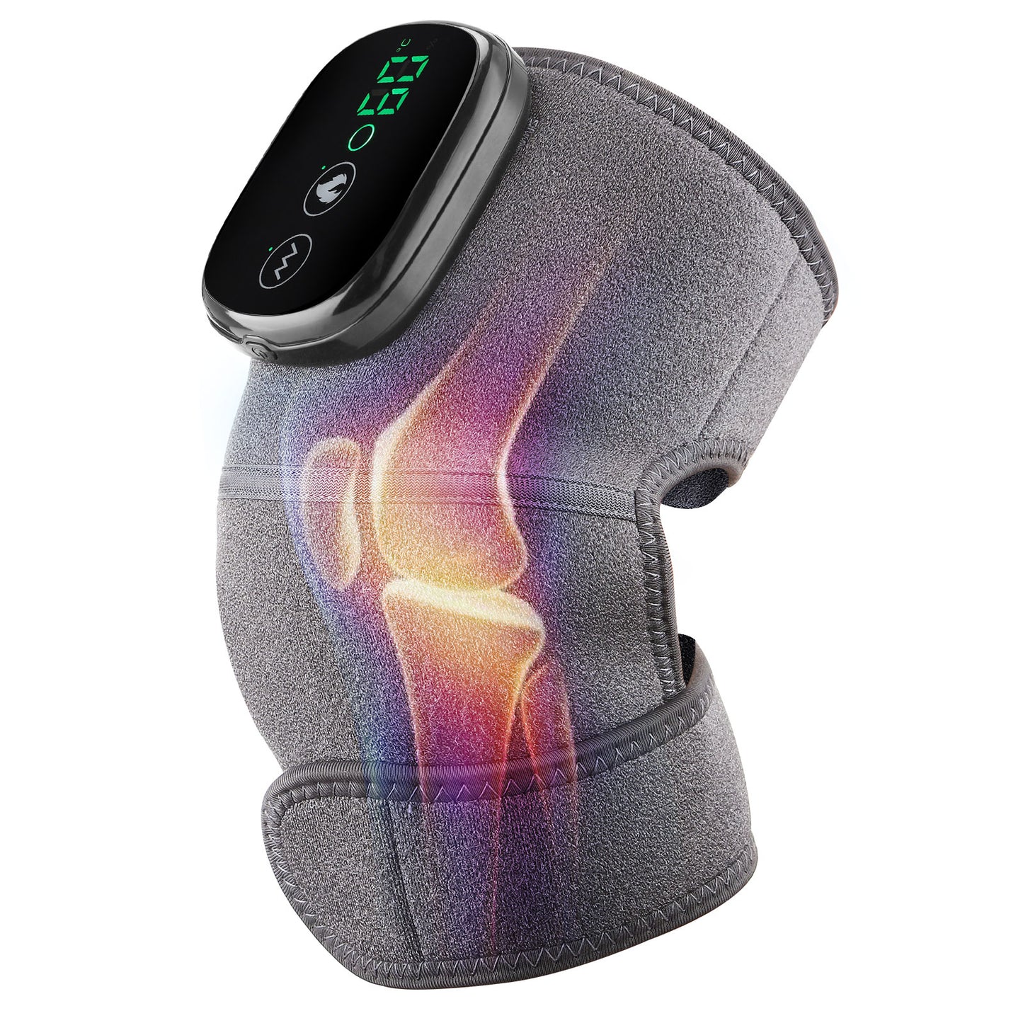 3 in 1 Electric Heating Massage Belt Knee Shoulder Vibrator Hot Compress Joint image 1