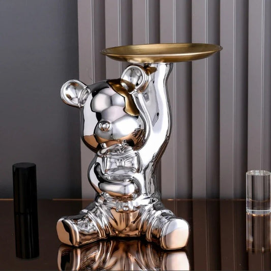 Light luxury ornaments, violent bear dolls small ornaments, living room TV cabi image 0